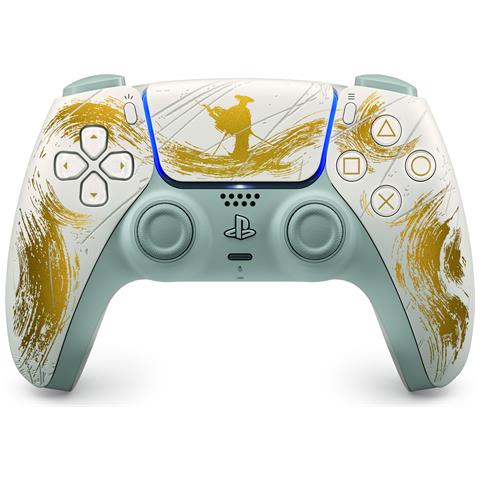 Dualsense Ghost of Yotei Limited Edition Oro, Bianco Bluetooth /USB Gamepad Analogico /Digitale PlayStation 5 - Foto 1