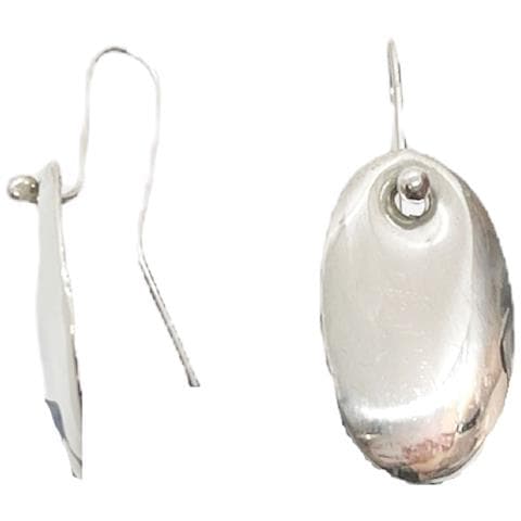 Orecchino Unico In Argento Sterling Con Gancio E Ovale - Foto 2