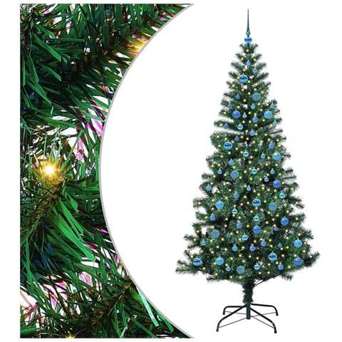 Albero di Natale artificiale con luci integrate Verde 240 cm - Foto 1