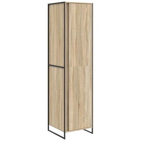 Armadio 2 pcs Sonoma 50 x 50 x 200 cm Legno multistrato - Foto 1