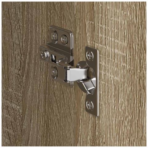 Armadio 2 pcs Sonoma 50 x 50 x 200 cm Legno multistrato - Foto 9