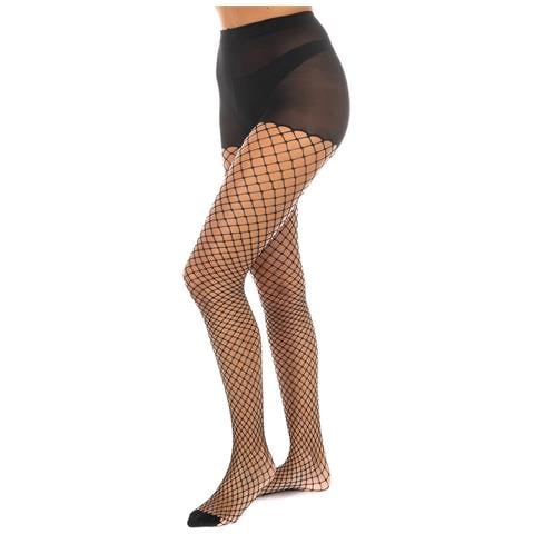 Collant A Rete Altamente Elastico Regolabile 0808city Donna - Foto 1