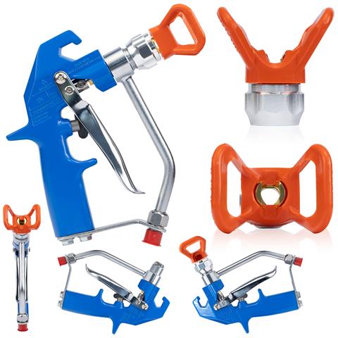 Pistola A Spruzzo Black Spray Bs500 - Alta Qualità E Durata | 500 Bar, Filettatura 1/4"" | Compatibile Con Graco, Wagner, Titan - Foto 1