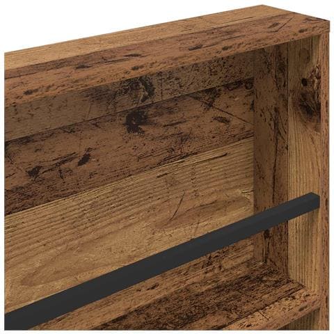 Scaffale per riviste 2 pcs Legno vecchio 60 x 12 x 70 cm - Foto 9