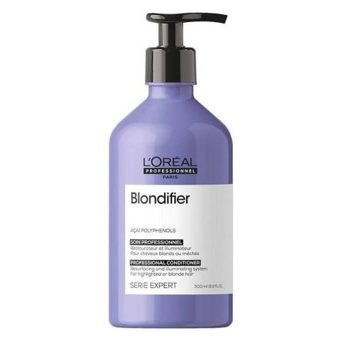 Balsamo Riparatore Per Capelli Biondi L'oreal Professionnel Serie Expert Blondifier 500 Ml - Foto 1