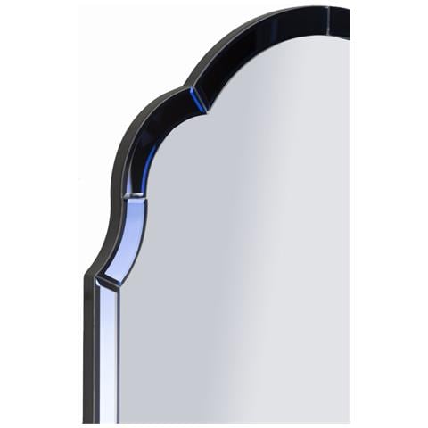 Specchio Da Parete Tangeri Ad Arco Con Cornice Specchio Blu 49x144 Cm - Foto 2