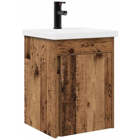 Mobile bagno con rubinetto Legno antico 42 x 40 x 74,5 cm - Foto 1