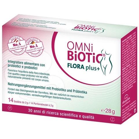 Omni Biotic Flora Plus+ 14 Bustine da 2 g - Foto 1