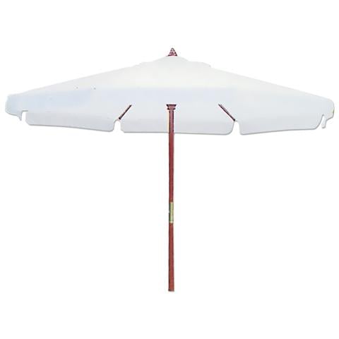 Ombrellone in Legno Naturale per Esterno 350 Cotone - Foto 1