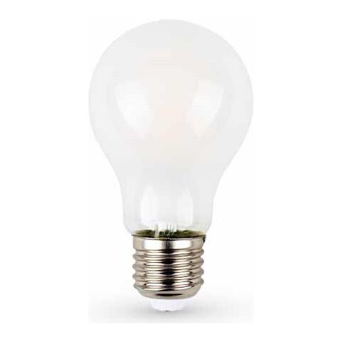 Lampadine Led E27 4w A60 Filamento Smd Bulbo Bianca Luce Fredda 6000k Vt-1939 4491 - Foto 2