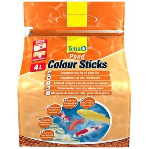 Pond Colour Sticks Mangime Per Pesci Da Laghetto 4 L - Foto 1