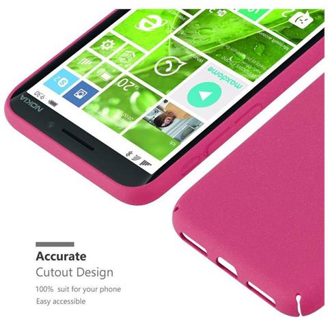 Custodia Compatibile Con Nokia Lumia 930 In Frosty Rosa - Hard Case Coperchio Protettivo In Frosted Look Contro I Graffi E Gli Urti - Foto 9