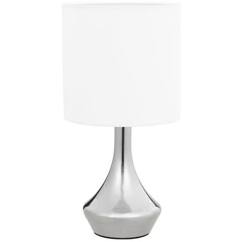 Lampade da Tavolo 2 pz Pulsanti Touch Bianche E14 - Foto 2
