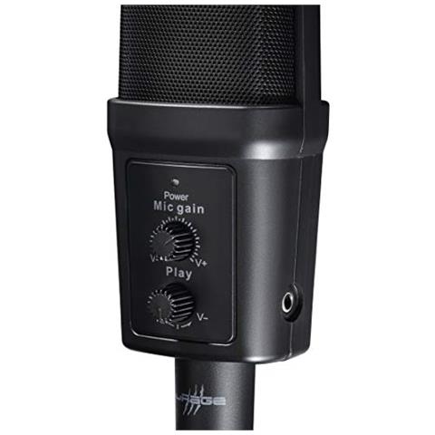 Urage Hama- Micro Xstr3am Revolution Microfono In Streaming Podcast, Voiceover, Vlog, Twitch, Giochi Treppiede Da Tavolo - Foto 2