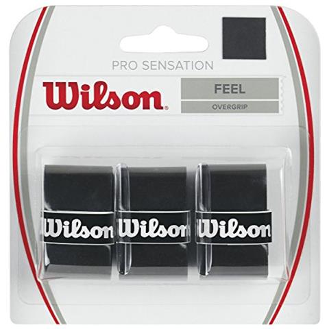 Racchetta Da Tennis Wilson Sensation Pro Over Grip, Nera - Foto 1