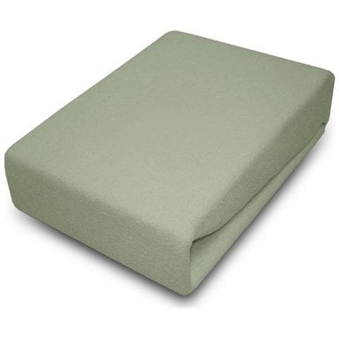 Lenzuolo Cotone Khaki Con Angoli 160 X 200 - Foto 1