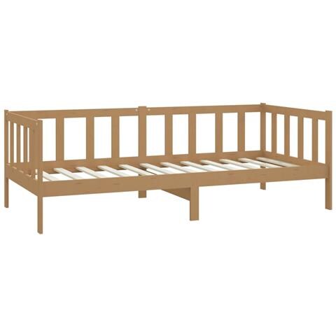 Divano Letto Con Materasso 90x200 Cm Miele In Massello Di Pino - Foto 9