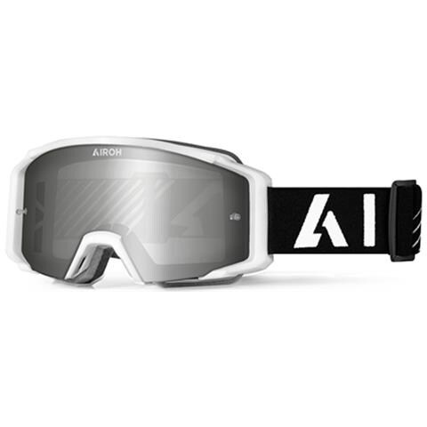 Mascherina Moto Xr1 White Matt | Silver Mirrored Lens - Foto 1
