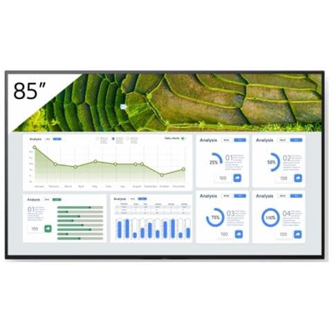FW-85BZ30L visualizzatore di messaggi Pannello piatto per segnaletica digitale 2,16 m (85") LCD Wi-Fi 440 cd /m² 4K Ultra HD Nero Android 24/7 - Foto 3