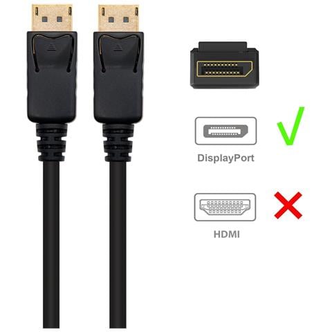 EC1407 cavo DisplayPort 3 m Nero - Foto 5