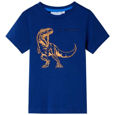 Maglietta Da Bambino A Maniche Corte Blu Scuro 128 - Foto 1
