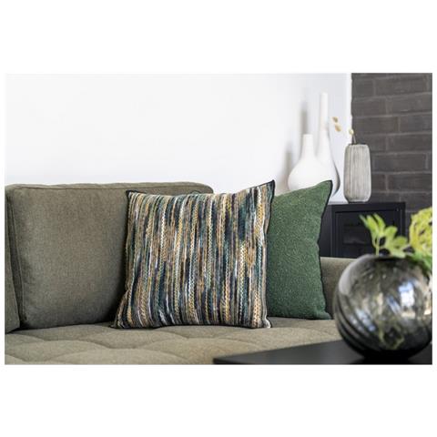 Cuscino Decorativo Lismore - Verde - Poliestere - 40x40x1 Cm - Foto 4