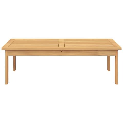Tavolo Da Giardino 100x60x30 Cm In Legno Massello Di Acacia - Foto 3
