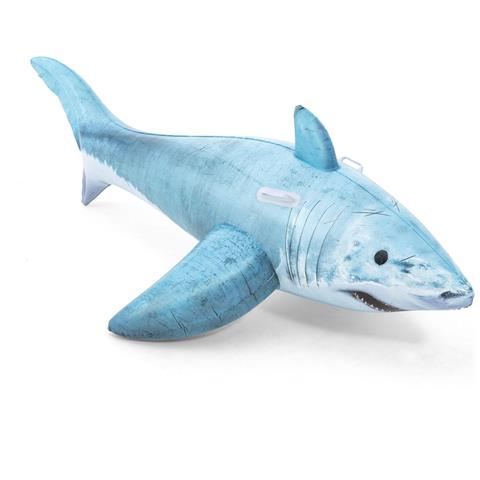 Squalo 3d Grande Cavalcabile Gonfiabile 183x102 Cm Bestway 41405 - Foto 1