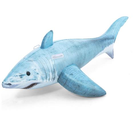 Squalo 3d Grande Cavalcabile Gonfiabile 183x102 Cm Bestway 41405 - Foto 2