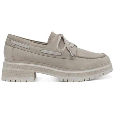 Taupe Casual Closed Loafers Mocassino Pelle Scarpe Donna Beige Eu 40, 1-23816-20 341 - Foto 1