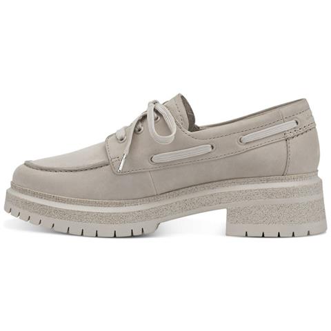 Taupe Casual Closed Loafers Mocassino Pelle Scarpe Donna Beige Eu 40, 1-23816-20 341 - Foto 3