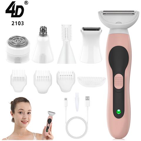Set Rasoio Elettrico E Rifinitore 5 In 1 - Foto 1