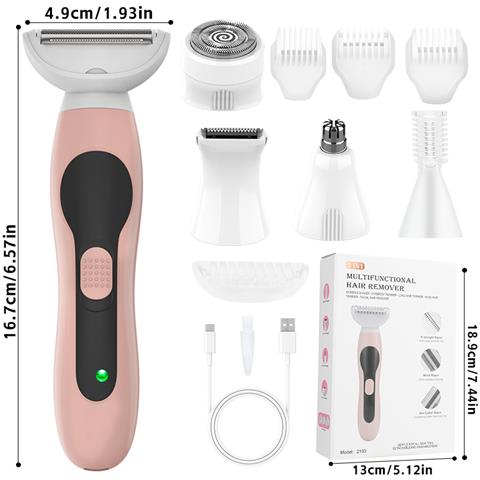 Set Rasoio Elettrico E Rifinitore 5 In 1 - Foto 2