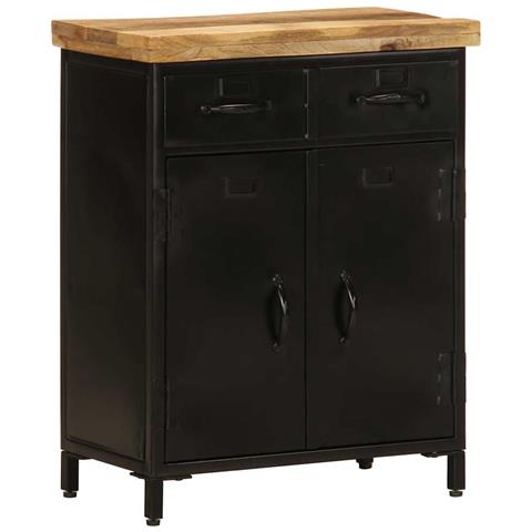 Credenza 55x30x71 Cm In Legno Massello Di Mango - Foto 1