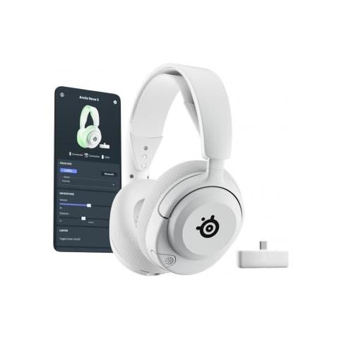 Arctis Nova 5x Wireless Auricolare A Padiglione Gaming Usb Tipo-c Bluetooth Bianco - Foto 1