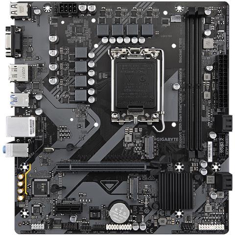 B760M E Scheda madre - Supporta CPU Intel Core 14ª generazione, VRM a 6+1+1 fasi, fino a 7200 MHz DDR5 (OC), 2xPCIe 4.0 M. 2, LAN 1 GbE, USB 3.2 Gen 1 - Foto 5