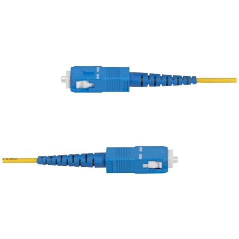 Cavo in fibra ottica simplex monomodale OS2 da LC a SC (UPC) da 2m, 9/125µm, 40G / 100G, Insensibile alla piegatura, Bassa perdita di inserzione, Cavo patch in fibra LSZH - Foto 7