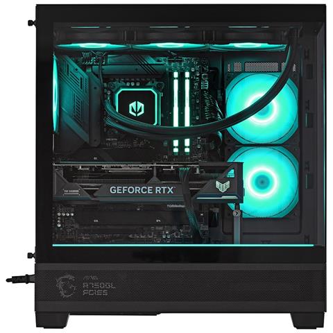 5901443416555 PC AMD Ryzen™ 7 7800X3D 32 GB DDR5-SDRAM 2 TB SSD NVIDIA GeForce RTX 5080 Windows 11 Home Midi Tower Nero - Foto 2