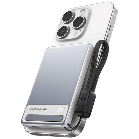 Powerbank Magnetico 5000mah Per Iphone Magpro Usb-c Ultra Fast, Bianco - Foto 1