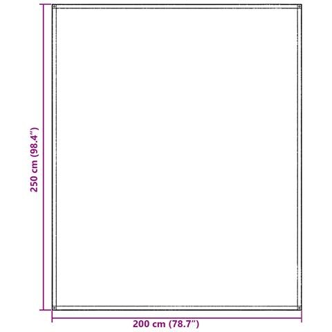 Accessorio per tenda Grigio chiaro Poliestere 250 x 200 cm - Foto 8