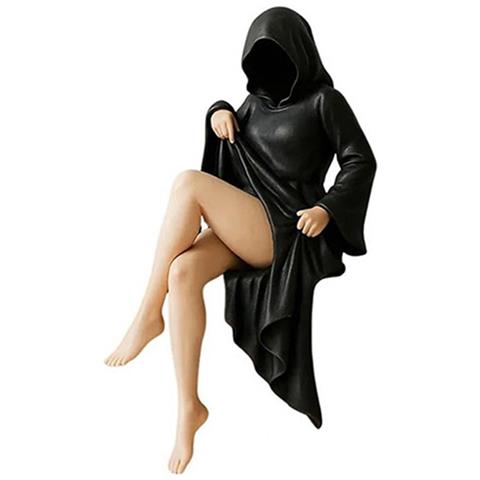 Statuetta Della Regina In Veste Nera: Ornamento Misterioso Per La Casa E L'ufficio - Foto 1