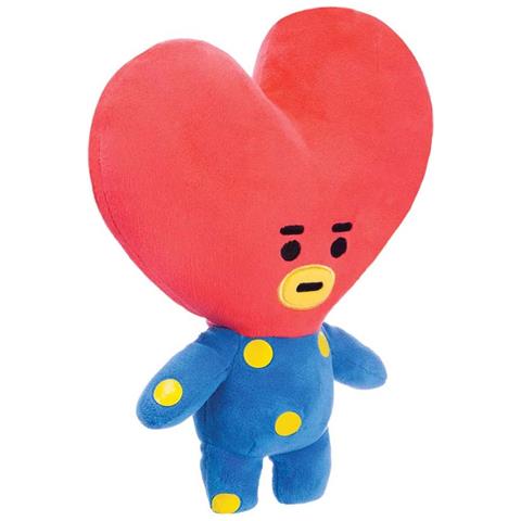 Peluche 30 Cm Modello Tata Con Testa A Forma Di Cuore Ultra-morbida, Blu / Rosso - Foto 5