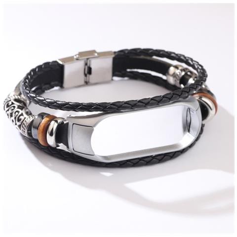 Cinturino Xiaomi Band 7: Cinturino In Pelle Con Cornice In Metallo - Foto 1