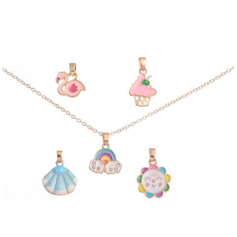 Collana Da Donna Argento 925 Farfalla Arcobaleno Pendente Lucido Regalo - Foto 1