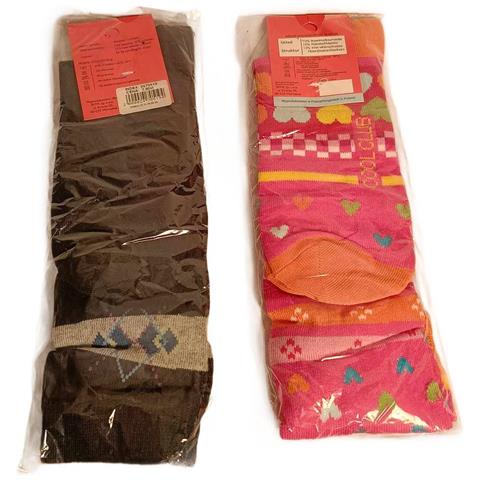 Set Di 2 Paia Di Calzini Da Bambino Neri E Rosa Taglia 25-26 Cm - Foto 4