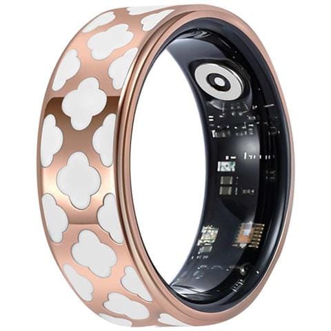 Anello Intelligente Taglia 10 Modello Ursa Con Motivo Geometrico E Custodia Di Ricarica - Foto 1