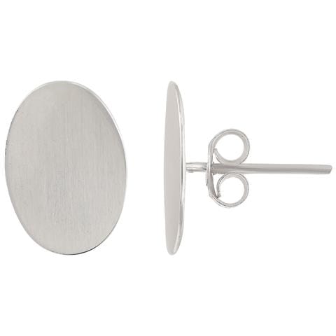 Ciondolo In Argento ""unique Silver"" Bottone Ovale In Argento 925 - Foto 1