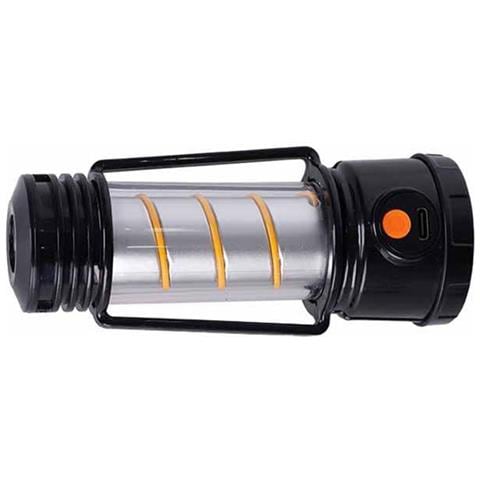 Torcia Led Ricaricabile - Luce Portatile Per Campeggio Ed Emergenze Con Modalità Multiple - Foto 2