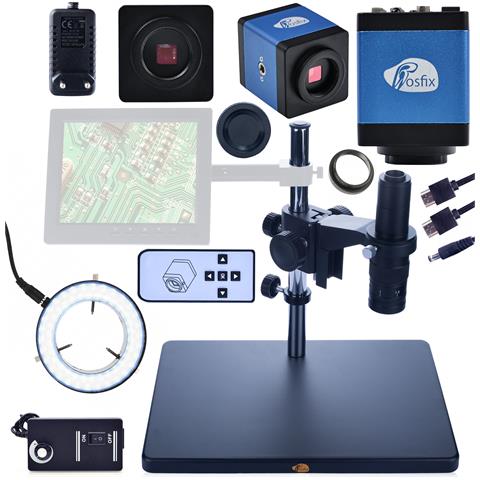 Set Microscopio Digitale Earth Pro Mcep-0.5x - Zoom 7-45x, Obiettivo 360° | Illuminatore 56xled | Camera Draco Blue Pro - Foto 1