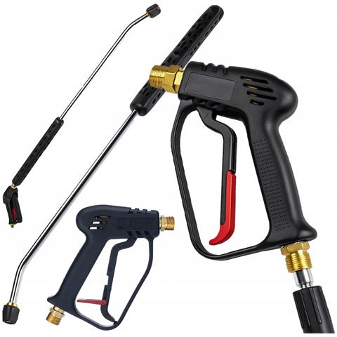 Pistola A Spruzzo Jetpro90 Con Lancia 90 Cm - Compatibile Con Idropulitrici Kärcher Hd Hds Kranzle | 345 Bar | 150°c | 40 L /min - Foto 1